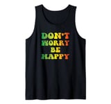 Don't Worry We Be Happy Retro Reggae Rasta Rastafari Jamaica Tank Top