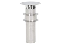 Conduit de fumée sortie de toit pour le chauffe eau TTulpe Indoor B-14 Inox