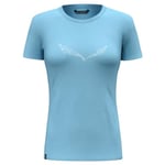 SALEWA Solidlogo Dri-Release® T-Shirt Women, air Blue, XL