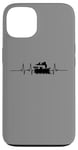 Coque pour iPhone 13 Train Heartbeat Locomotive Chemin de fer Vapeur Modèle Train