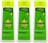 THREE PACK Vosene Original Anti-Dandruff Medicated Shampoo 200ml