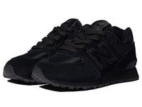 New Balance 574 Sneaker, Black, 13 UK Child