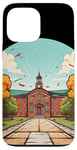 iPhone 13 Pro Max Cool Schoolyard for back to school lovers and books fans Case