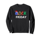 friday shopping crew christmas black shopping familly group Sweatshirt