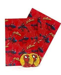 Marvel SPIDERMAN 2 x Gift Wrapping Sheets + 2 x Tags *FREE UK POST* Spider-man