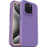 OtterBox Fre Case for iPhone 15 Pro for MagSafe, Waterproof (IP68), Shockproof, Dirtproof, Sleek and Slim Protective Case with built in Screen Protector, x5 Tested to Military Standard, Purple