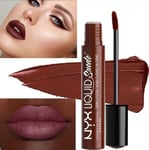 NYX Professional Rouge à Lèvres Suede Cream Lip gloss  - 23 Club Hopper - Marron