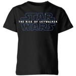 The Rise of Skywalker - T-shirt Logo - Noir - Enfants - 5-6 ans - Noir