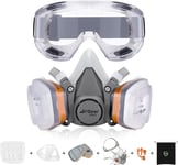 AirGearPro G-500 Reusable Anti Dust Anti Gas Respirator Mask with Filters and