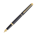 Waterman Hémisphère Essential Fountain Pen, Matt Black/Gold