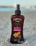 HAWAIIAN TROPIC Protective Dry Oil Spray SPF 20  Size: 200 ml Brand New