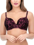 Ultimo Autumn Bra Plunge 357912 Underwired Foam Moulded Lingerie - Merlot