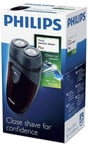 Philips Men’s Electric Travel Shaver PQ206/18 Twin Rotary Heads Cordless Battery