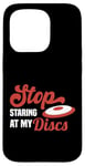 Coque pour iPhone 15 Pro Ultimate Frisbee Stop Staring Disques