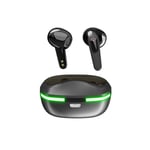 TWS Pro60 Fone Écouteurs Bluetooth 5.1 Casque sans fil HiFi Stero Bluetooth Écouteurs Sport Écouteurs avec micro pour IOS Android-Noir