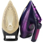 Fer à Vapeur Sans fil XX - Modèle Sokany AJ-2085 - 2400W 5 Vitesse Réglable Anti-goutte Anti-calcaire Violet