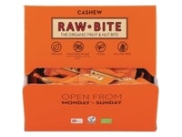 Energibar, Rawbite®, Økologisk, Cashew, 15 G, Pakke A 45 Stk.