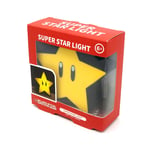 Super Mario Night Light Star Logo Table Home LED USB Lamp Sound Kids Gift Decor