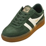 Gola Grandslam Womens Fashion Trainers in Green Off White - 7 UK