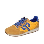 Chaussures Homme WUSHU RUYI 40 EU Sneakers Orange Daim Bleu Tissu EY96-40