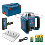 Bosch Professional Laser rotatif GRL 400 H (Commande par bouton unique, Portée: 400 m (diamètre), coffret de transport)