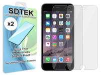 2x SDTEK Tempered Glass Screen Protector for iPhone SE 2022/2020, iPhone 7 /