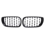 DYBANP Car Front Grille,For BMW E46 3 Series 4-Door Sedan 2002-2005,Car Chrome Black Look Front Bumper Grill Replacement