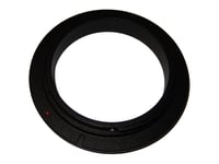 vhbw Bague d'inversion 49mm compatible avec Canon EOS 6D, 5D Mark III, 60D, 650D, 600D appareil photo - adaptateur pour objectif de 49mm