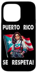 iPhone 14 Pro Max Puerto Rico Se Respeta Boricua Girl PR Flag Teen Protest Case