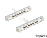 2 x FADER & 1 x CROSSFADER KIT FOR PIONEER DJM300 DJM400 300 400 DCV1010 DCV1006