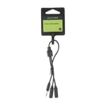 Eletra Mini jack splitter, svart