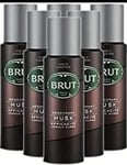 6 X BRUT * MUSK * DEODORANT BODY SPRAY 200ML