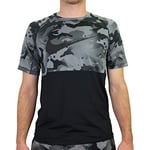 Nike Top Slim Camo T-Shirt Homme T-Shirt Homme Black/Grey Fog FR : 2XL (Taille Fabricant : XXL)