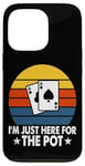 Coque pour iPhone 13 Pro Jeu de cartes de poker Jetons de jeu Bluff