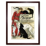 Wee Blue Coo AD CAT DOG VETERINARIAN MEDICINE PARIS FRANCE FRAMED PRINT F97X2142