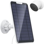 Chargeur De Panneau Solaire 4 W Pour Caméra Google Nest Extérieur/Intérieur (Version Batterie), Caméra Google Nest Ip65 Résistant Aux Intempéries Avec Câble De 3 M