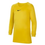 Nike Park First Layer Jersey Ls Maillot Mixte Enfant, Tour Yellow/Black, FR : M (Taille Fabricant : M)