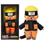 Bandai - Monchhichi - Peluche Monchhichi Naruto Shippuden- Peluche Iconique des années 80 - Peluche Toute Douce 20 cm pour Enfants et Adultes - SE241088