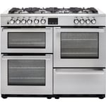 Belling 110cm Dual Fuel Range Cooker - Stainless Steel - A/A Rated