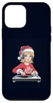 Coque pour iPhone 12 mini DJ Santa Girl Team Funny Merry Mixmas, musique de Noël et de Noël