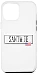 Coque pour iPhone 12 Pro Max Santa Fe City, États-Unis, drapeau, État, voyages, États-Unis, Amérique, femmes, hommes