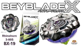 Beyblade X BX-19 Booster Rhinohorn 3-80S Battle Top by Takara Tomy