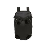 ERTGHH Gbb Pet Backpack Pet Carry Adjustable Dog Backpack Kangaroo Breathable Presence Puppy Dog Carrier Bag Pet Carrying Travel Legs Out Carrier for Cats (Couleur : Noir)