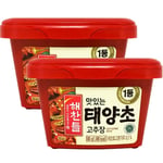 CJ Korean Gochujang Hot Pepper Chilli Paste Medium Hot 500g (2 Packs) HALAL