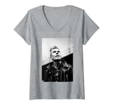 Womens Vince Clarke Of Synth Pop Duo Yazoo By Virginia Turbett V-Neck T-Shirt