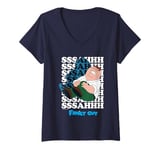 Womens Family Guy Peter Griffin Knee Injury V-Neck T-Shirt