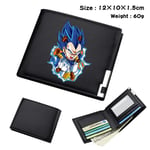 ANDD Portefeuilles homme Anime Dragon Ball Short Brieftasche Schwarz Geldbörse Brieftasche Tickethalter