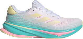 Adidas Women's Supernova Rise Running Shoes FTWR White/Almost Yellow/Flash Aqua, 39 1/3