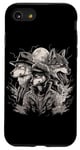 Coque pour iPhone SE (2020) / 7 / 8 Loup Alpha Loup-garou Meme Male Art Artwork Werewolf Wolf