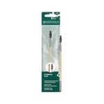 EcoTools Eyebrow Brush Duo, Tame & Fill in Brows, For Eyebrow Gel, Powder, & Cream, Spoolie & Angled Brow Brush, Eco Friendly, Cruelty-Free, & Vegan, 1 Count